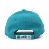 ニューエラ キャップ 9FORTY シャーロット ホーネッツ NBA THE LEAGUE ADJUSTABLE CAP TEAL