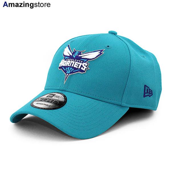 ニューエラ キャップ 9FORTY シャーロット ホーネッツ NBA THE LEAGUE ADJUSTABLE CAP TEAL