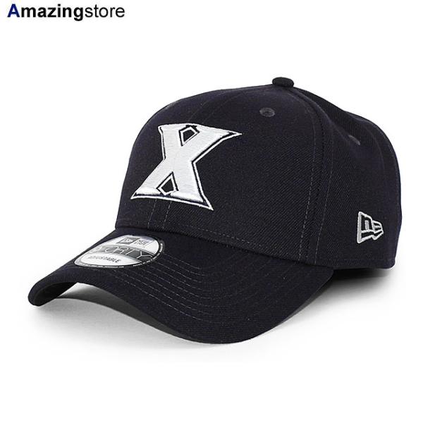 ニューエラ キャップ 9FORTY ザビエル マスケティアーズ  NCAA THE LEAGUE ADJUSTABLE CAP NAVY  NEW ERA XAVIER MUSKETEERS