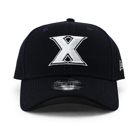 ニューエラ キャップ 9FORTY ザビエル マスケティアーズ  NCAA THE LEAGUE ADJUSTABLE CAP NAVY  NEW ERA XAVIER MUSKETEERS