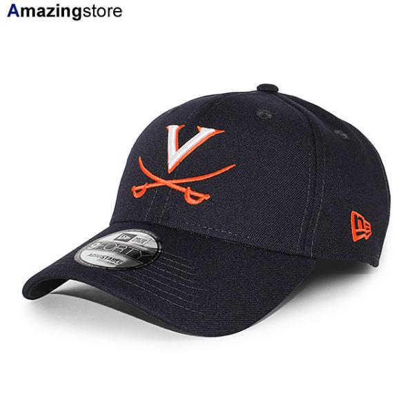 ニューエラ キャップ 9FORTY ヴァージニア キャバリアーズ  NCAA THE LEAGUE ADJUSTABLE CAP NAVY  NEW ERA VIRGINIA CAVALIERS