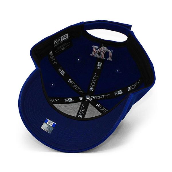 ニューエラ キャップ 9FORTY カンザス ジェイホークス NCAA THE LEAGUE ADJUSTABLE CAP BLUE NEW ERA KANSAS JAYHAWKS