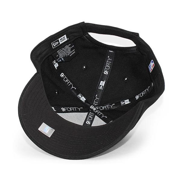 ニューエラ キャップ 9FORTY サンアントニオ スパーズ NBA THE LEAGUE ADJUSTABLE CAP BLACK NEW ERA SAN ANTONIO SPURS