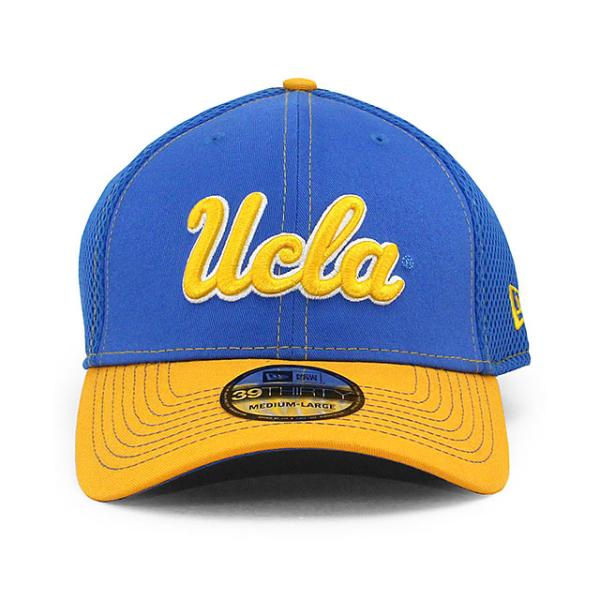 ニューエラ キャップ 39THIRTY UCLA ブルーインズ  NCAA 2-TONE NEO FLEX FIT CAP LT BLUE-YELLOW  NEW ERA UCLA BRUINS