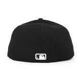 ニューエラ キャップ 59FIFTY タンパベイ レイズ  MLB TEAM-BASIC FITTED CAP BLACK-WHITE  NEW ERA TAMPA BAY RAYS