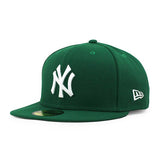 ニューエラ キャップ 59FIFTY ニューヨーク ヤンキース MLB TEAM BASIC FITTED CAP GREEN NEW ERA NEW YORK YANKEES