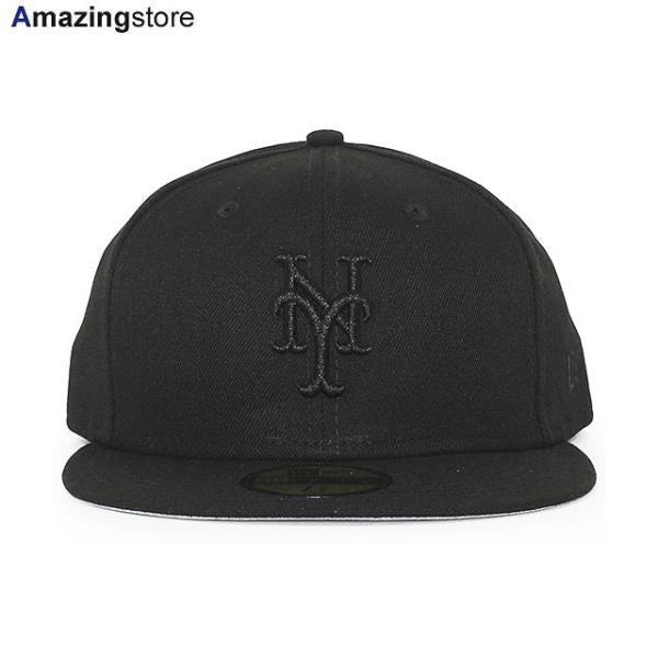 ニューエラ キャップ 59FIFTY ニューヨーク メッツ MLB TEAM BASIC FITTED CAP BLACKOUT NEW ERA NEW YORK METS