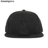 ニューエラ キャップ 59FIFTY ロサンゼルス エンゼルス MLB TEAM BASIC FITTED CAP BLACKOUT NEW ERA LOS ANGELES ANGELS