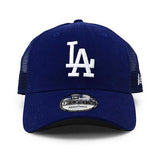 ニューエラ メッシュキャップ 9FORTY ロサンゼルス ドジャース MLB TRUCKER MESH CAP BLUE