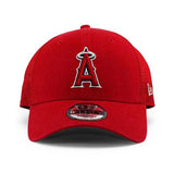 ニューエラ メッシュキャップ 9FORTY ロサンゼルス エンゼルス MLB TRUCKER MESH CAP RED