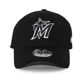 ニューエラ キャップ 39THIRTY マイアミ マーリンズ  MLB NEO FLEX FIT CAP BLACK-WHITE  NEW ERA MIAMI MARLINS