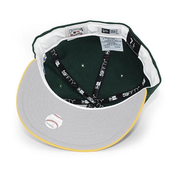 ニューエラ キャップ 59FIFTY オークランド アスレチックス MLB 1989 BATTLE OF THE BAY WORLD SERIES HOME FITTED CAP GREEN