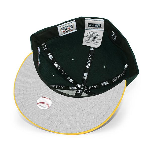 ニューエラ キャップ 59FIFTY オークランド アスレチックス MLB 1989 BATTLE OF THE BAY WORLD SERIES HOME FITTED CAP GREEN