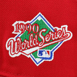 ニューエラ キャップ 59FIFTY シンシナティ レッズ  MLB 1990 WORLD SERIES GAME FITTED CAP RED  NEW ERA CINCINNATI REDS