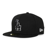 ニューエラ キャップ 59FIFTY ロサンゼルス ドジャース MLB TEAM BASIC FITTED CAP BLACK