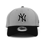 ニューエラ キャップ 39THIRTY ニューヨーク ヤンキース  MLB TEAM CLASSIC FLEX FIT CAP GREY-BLACK  NEW ERA NEW YORK YANKEES