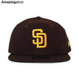 ニューエラ キャップ 9FIFTY サンディエゴ パドレス MLB TEAM BASIC SNAPBACK CAP BROWN