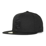 ニューエラ キャップ 59FIFTY サンディエゴ パドレス MLB TEAM BASIC FITTED CAP BLACKOUT