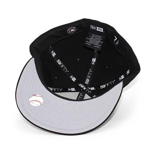 ニューエラ キャップ 59FIFTY サンディエゴ パドレス MLB TEAM BASIC FITTED CAP BLACKOUT