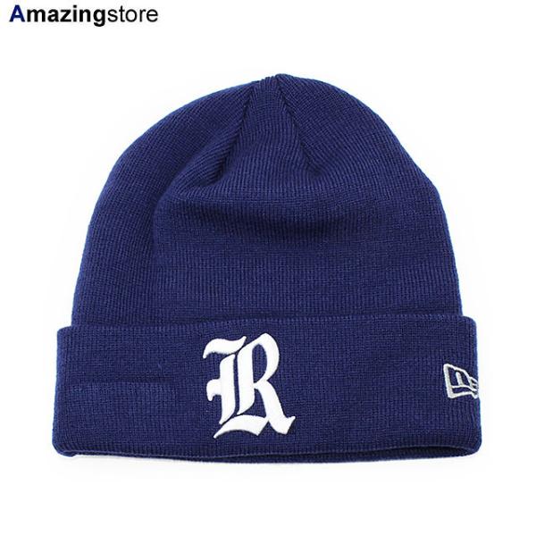 ニューエラ ニットキャップ ビーニー ライス オウルズ  NCAA GALE CUFFED KNIT BEANIE NAVY  NEW ERA RICE OWLS