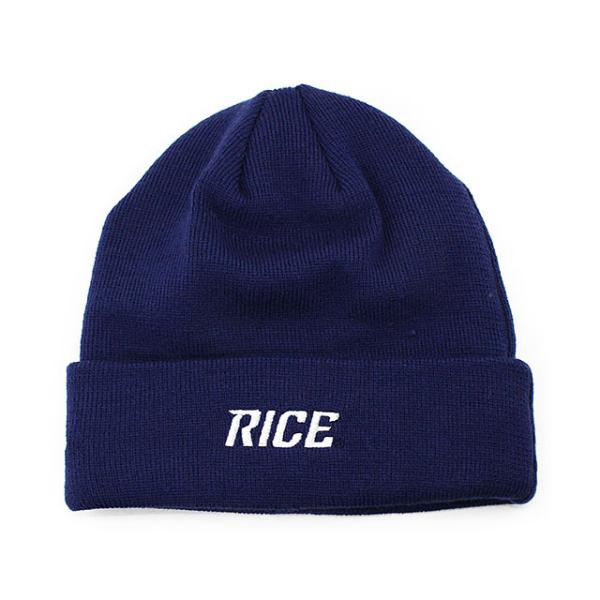 ニューエラ ニットキャップ ビーニー ライス オウルズ  NCAA GALE CUFFED KNIT BEANIE NAVY  NEW ERA RICE OWLS