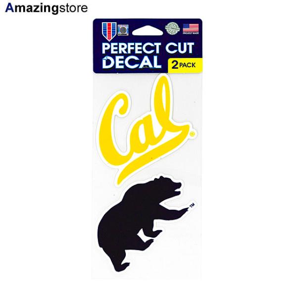 ウィンクラフト ステッカー カリフォルニア ゴールデンベアーズ  CALIFORNIA GOLDEN BEARS NCAA PERFECT CUT DECAL 2 PACK  WINCRAFT