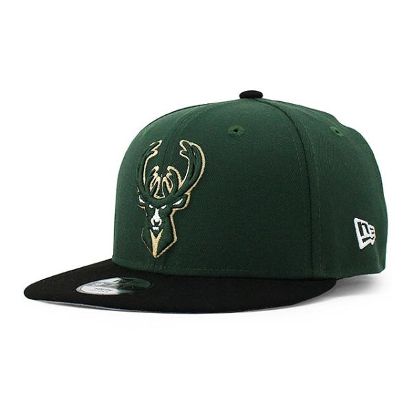 子供用 ニューエラ キャップ 9FIFTY スナップバック ミルウォーキー バックス YOUTH NBA BASIC SNAPBACK CAP GREEN