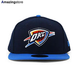 ニューエラ キャップ 9FIFTY スナップバック オクラホマシティ サンダー NBA 2T TEAM BASIC SNAPBACK CAP NAVY