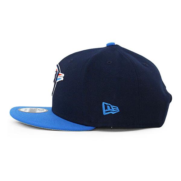 ニューエラ キャップ 9FIFTY スナップバック オクラホマシティ サンダー NBA 2T TEAM BASIC SNAPBACK CAP NAVY