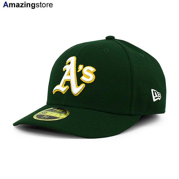 ニューエラ キャップ 59FIFTY オークランド アスレチックス  MLB ON-FIELD AUTHENTIC ALTERNATE LC LOW-CROWN FITTED CAP LP GREEN  NEW ERA OAKLAND ATHLETICS