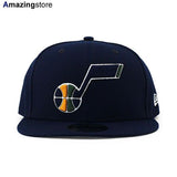 ニューエラ キャップ 9FIFTY ユタ ジャズ NBA TEAM-BASIC SNAPBACK CAP NAVY