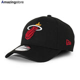 ニューエラ キャップ 9FORTY マイアミ ヒート NBA THE LEAGUE ADJUSTABLE CAP BLACK