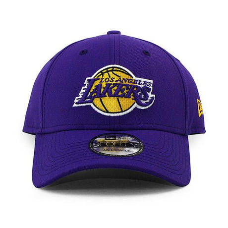 ニューエラ キャップ 9FORTY ロサンゼルス レイカーズ NBA THE LEAGUE ADJUSTABLE CAP PURPLE