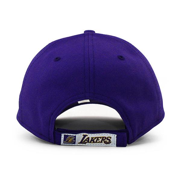 ニューエラ キャップ 9FORTY ロサンゼルス レイカーズ NBA THE LEAGUE ADJUSTABLE CAP PURPLE