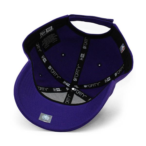 ニューエラ キャップ 9FORTY ロサンゼルス レイカーズ NBA THE LEAGUE ADJUSTABLE CAP PURPLE