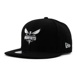 ニューエラ キャップ 9FIFTY スナップバック シャーロット ホーネッツ NBA TEAM-BASIC SNAPBACK CAP/BLACK WHITE NEW ERA CHARLOTTE HORNETS