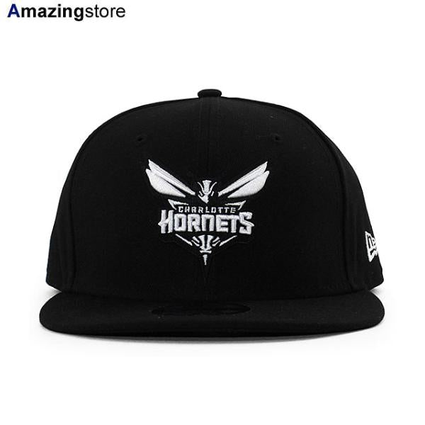 ニューエラ キャップ 9FIFTY スナップバック シャーロット ホーネッツ NBA TEAM-BASIC SNAPBACK CAP/BLACK WHITE NEW ERA CHARLOTTE HORNETS