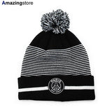 ウィープレイ ニットキャップ ビーニー パリ サンジェルマン FC  PSG CORE CREST POM KNIT BEANIE BLACK  WEEPLAY PARIS SAINT-GERMAIN