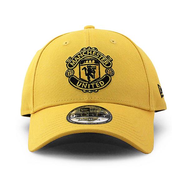 EU限定モデル ニューエラ キャップ 9FORTY マンチェスター ユナイテッド FC PREMIER LEAGUE LOGO CAP YELLOW