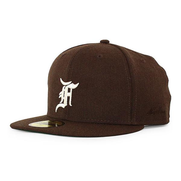 MLBコラボ ニューエラ フィアーオブゴッド エッセンシャルズ 59FIFTY FITTED CAP BROWN NEW ERA FEAR –  Amazingstore