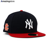 ニューエラ キャップ 59FIFTY エリック エマニュエル ニューヨーク ヤンキース  MLB ERIC EMANUEL COLLABO FITTED CAP NAVY-RED  NEW ERA NEW YORK YANKEES