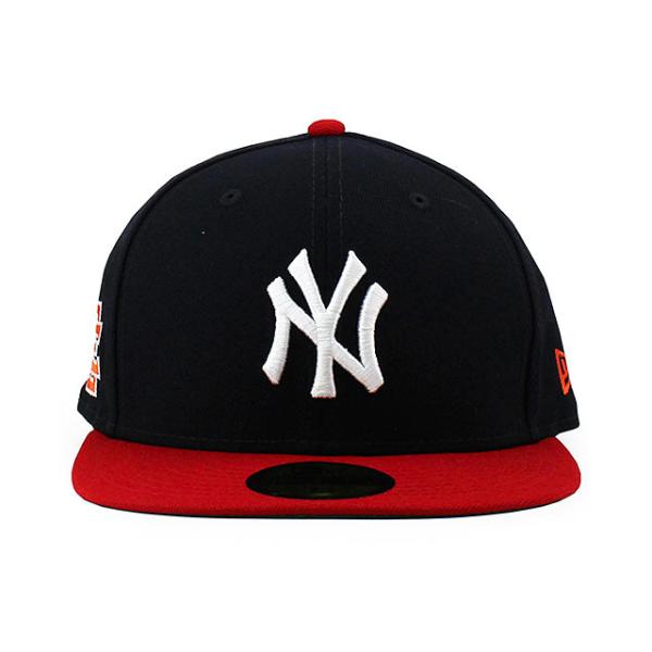 ニューエラ キャップ 59FIFTY エリック エマニュエル ニューヨーク ヤンキース  MLB ERIC EMANUEL COLLABO FITTED CAP NAVY-RED  NEW ERA NEW YORK YANKEES