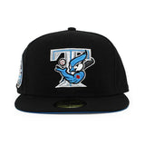 ニューエラ キャップ 59FIFTY トロント ブルージェイズ  MLB 30TH SEASON BLUE BOTTOM FITTED CAP BLACK  NEW ERA TORONTO BLUE JAYS