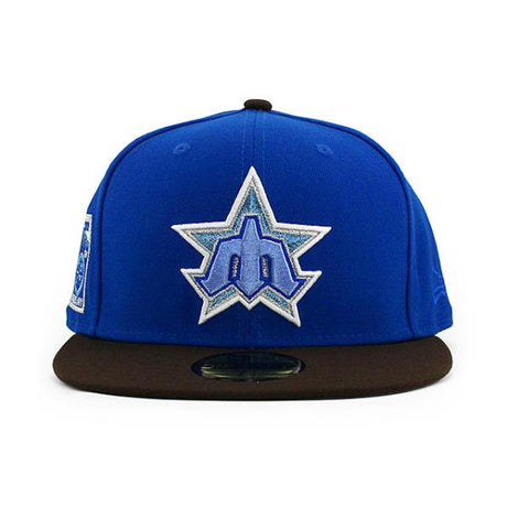 ニューエラ キャップ 59FIFTY シアトル マリナーズ MLB 40TH ANNIVERSARY GREY BOTTOM FITTED CAP BLUE