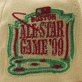ニューエラ キャップ 59FIFTY ボストン レッドソックス MLB 1999 ALL STAR GAME CARDINAL BOTTOM FITTED CAP VEGAS GOLD NEW ERA BOSTON RED SOX