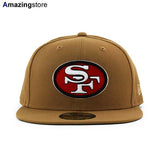 ニューエラ キャップ 59FIFTY サンフランシスコ 49ERS NFL TEAM BASIC FITTED CAP SAND