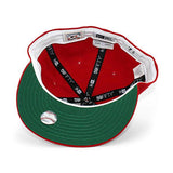 ニューエラ キャップ 59FIFTY ボストン ブレーブス MLB COOPERSTOWN TEAM-BASIC KELLY GREEN BOTTOM FITTED CAP RED NEW ERA BOSTON BRAVES