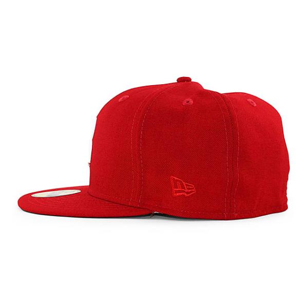 ニューエラ キャップ 59FIFTY ボストン ブレーブス MLB COOPERSTOWN TEAM-BASIC KELLY GREEN BOTTOM FITTED CAP RED NEW ERA BOSTON BRAVES