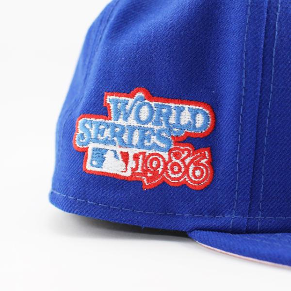 ニューエラ キャップ 59FIFTY ニューヨーク メッツ MLB WORLD SERIES 1986 PINK BOTTOM FITTED CAP NEW ERA NEW YORK METS