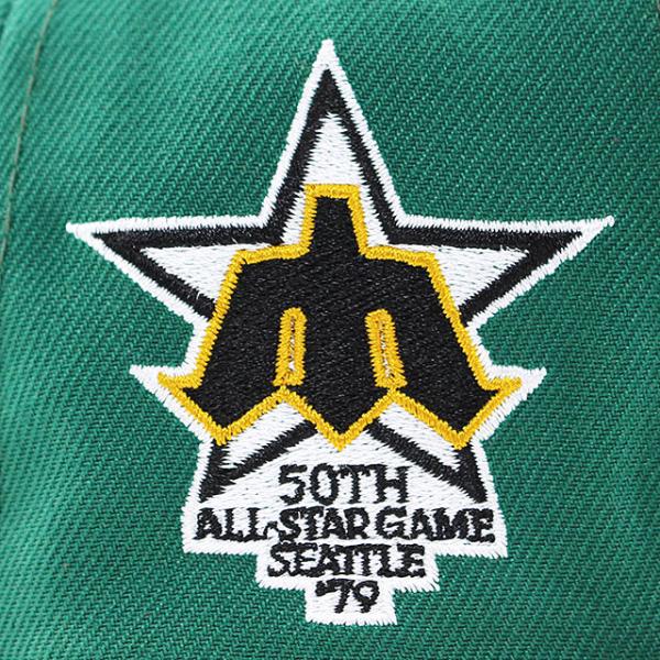 ニューエラ キャップ 9FIFTY シアトル マリナーズ MLB 1979 ALL STAR GAME 50TH ANNIVERSARY WHEAT BOTTOM SNAPBACK CAP GREEN NEW ERA SEATTLE MARINERS